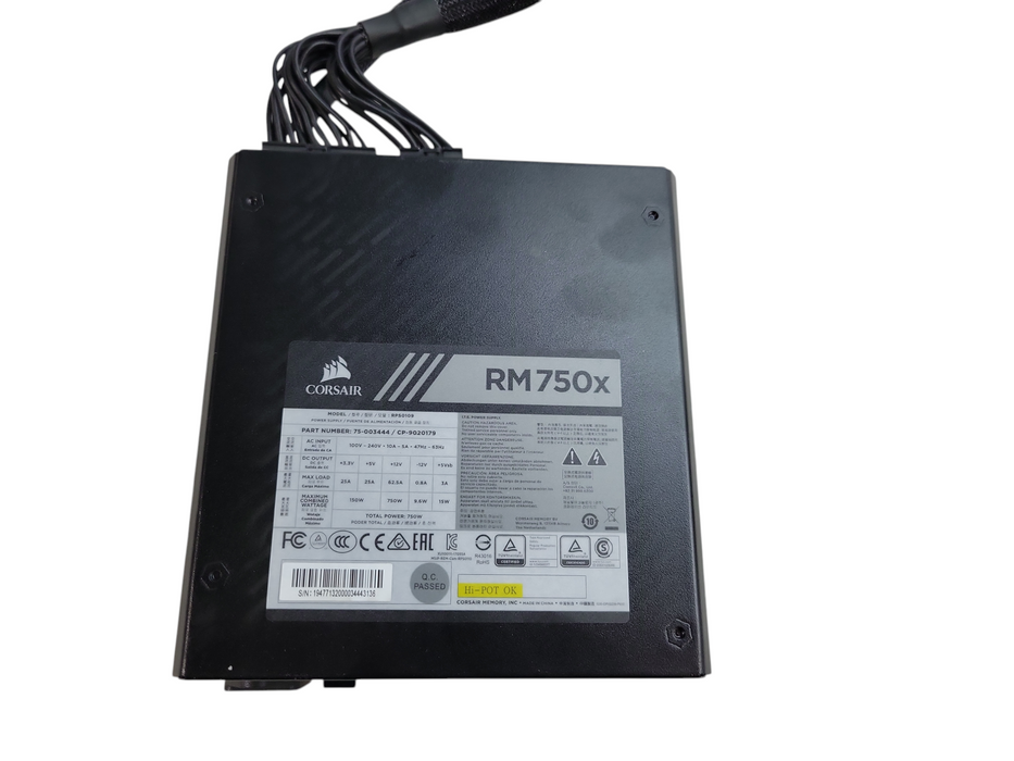 CORSAIR 750W Fully-Modular ATX PSU (75-03444) %
