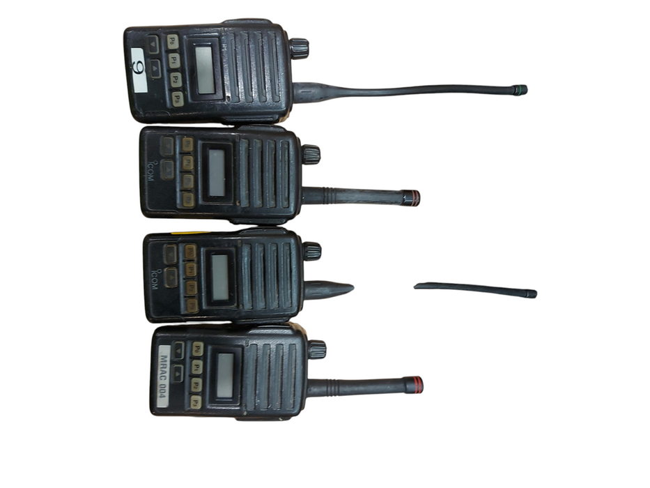 Lot 4x Icom F60 - UHF Handheld Radios