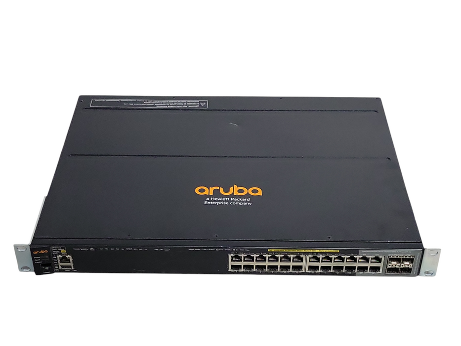 Aruba 2920-24G PoE+ 24-Port Gig Managed Switch J9727A W/ rack mount Ears _