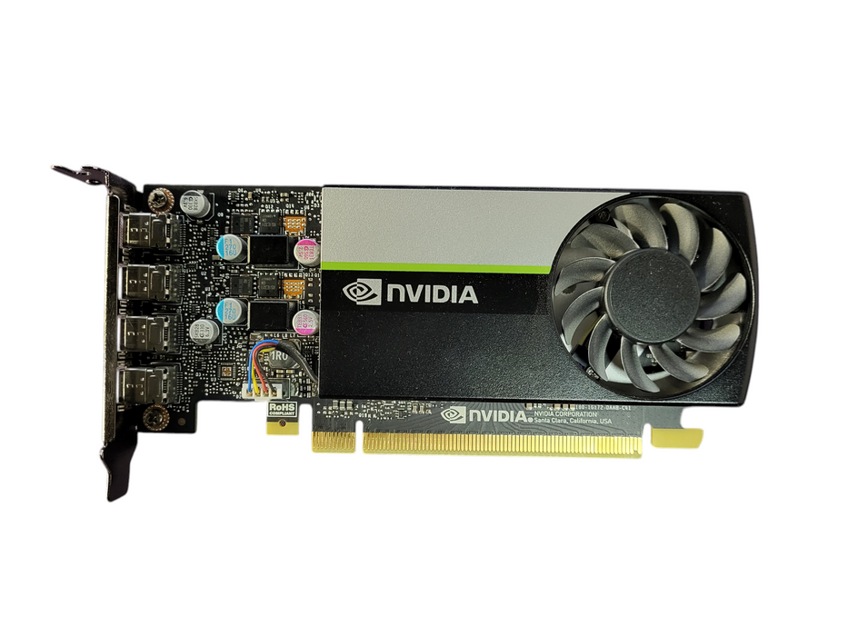 NVIDIA PNY Quadro RTX T600 4GB PCI Express Low profile Graphics Card  $