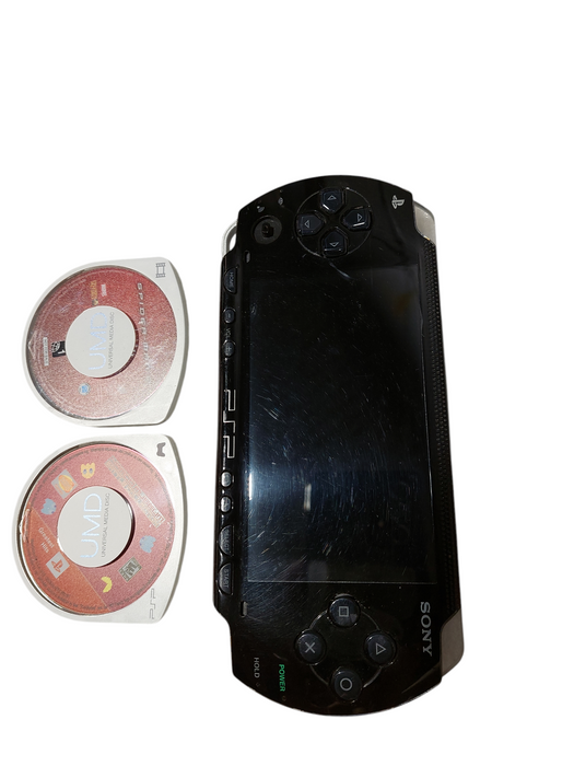 PSP Model: PSP1001 & 2 Games Spiderman 2 & Namco Museum Battle Collection =