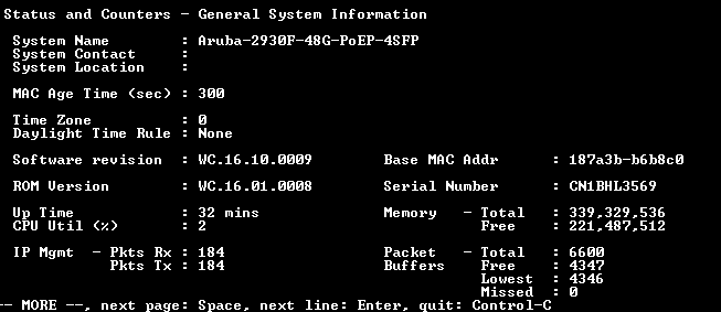 Aruba 2930F JL262A 48-port Gigabit PoE+ 370w 4x SFP Network Switch %