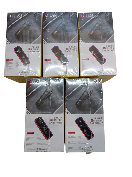 lot of 20x U&I Single Wireless Earphone | 24 Hours Talk Time* Q