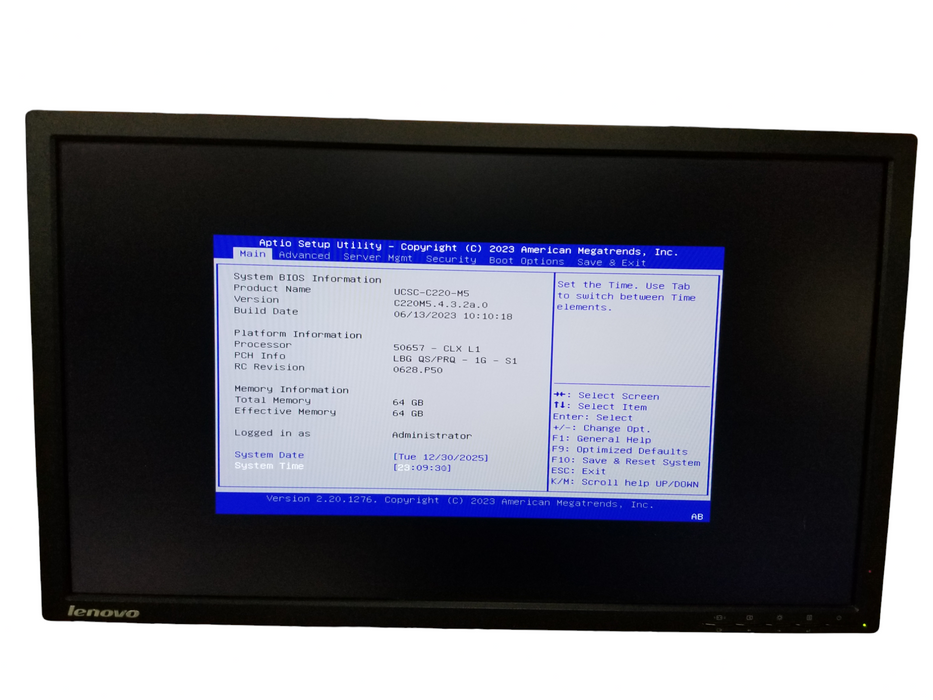 Cisco UCSC C220 M5 2x Xeon Gold-5220 64GB DDR4 LSI MegaRAID 2x1050W PSU