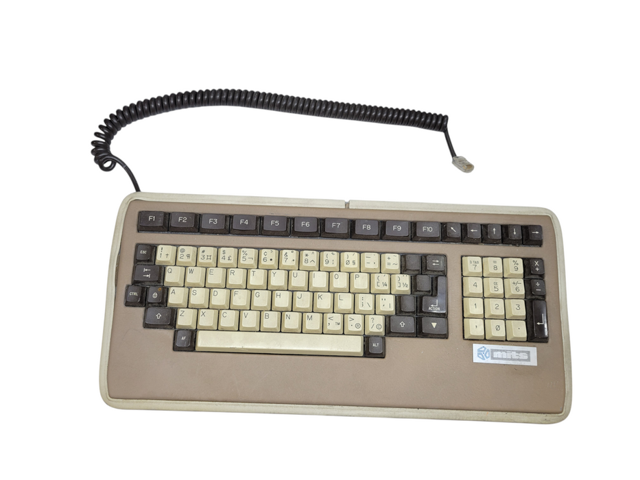 DENCIS / PERTEC M100 Terminal COAX - 204793-000 + Keyboard %