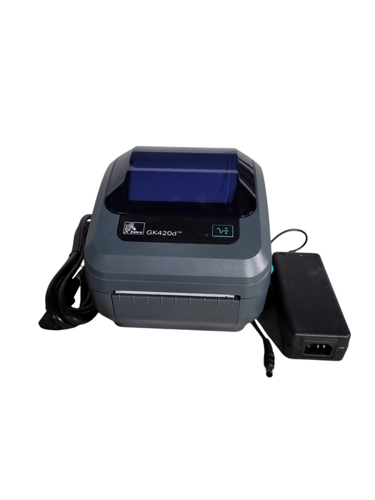 Zebra GK420d Direct Thermal Label Printer w/ Power Adapter | GK42-202510-000 !