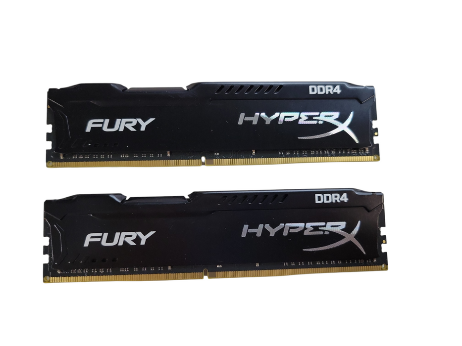 Lot of 2x 16GB KINGSTON HYPERX HX424C15FBK2/32 %