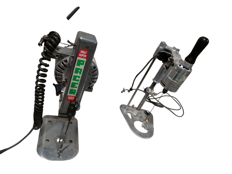 Bundle of 2 Vintage WOLF Machines Cutter & Mini Percision Drill Press  =