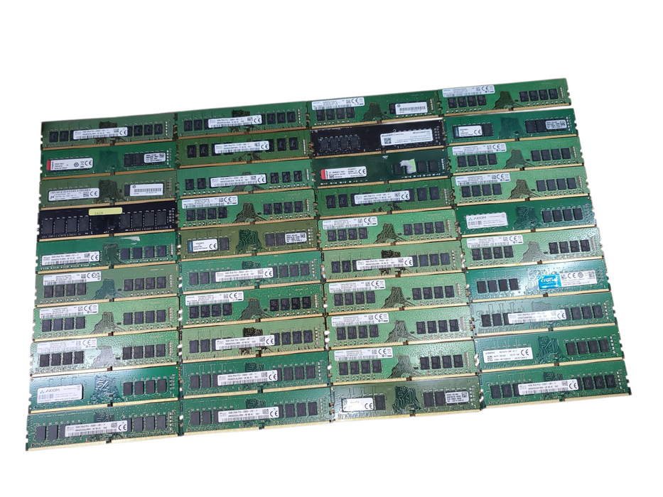 Lot of 40x, Assorted 8GB DDR4 Desktop RAM