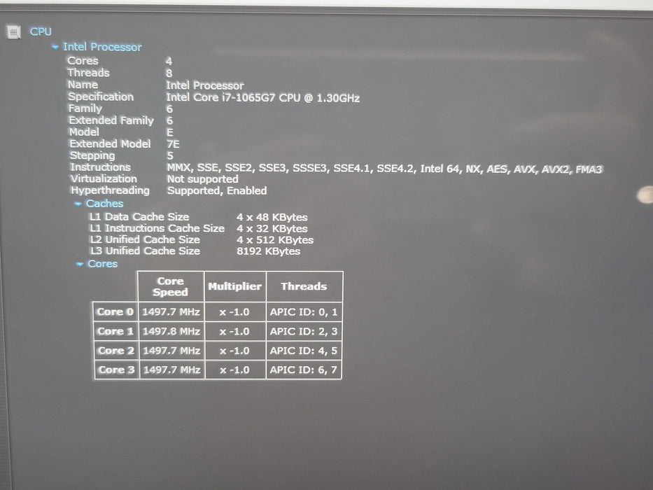 Microsoft Surface Book 3 i7 1065G7 16GB RAM GTX 1650 256GB SSD parts/repair β Lap200