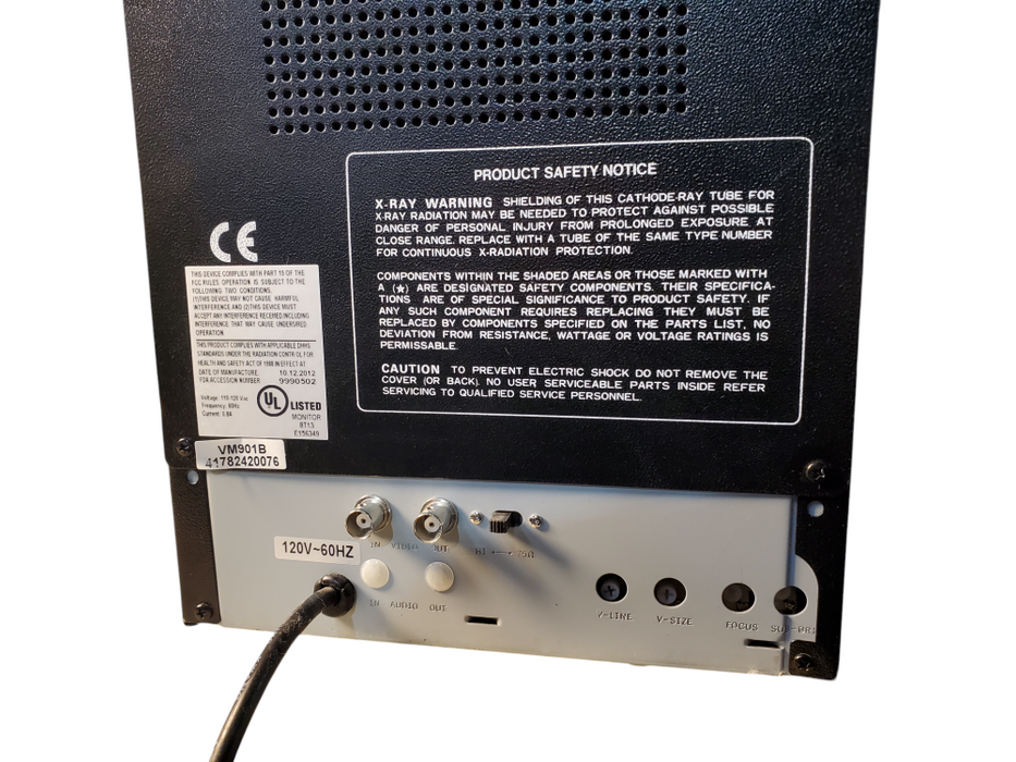 SPECO TECHNOLOGIES ProVideo VM-901B CRT