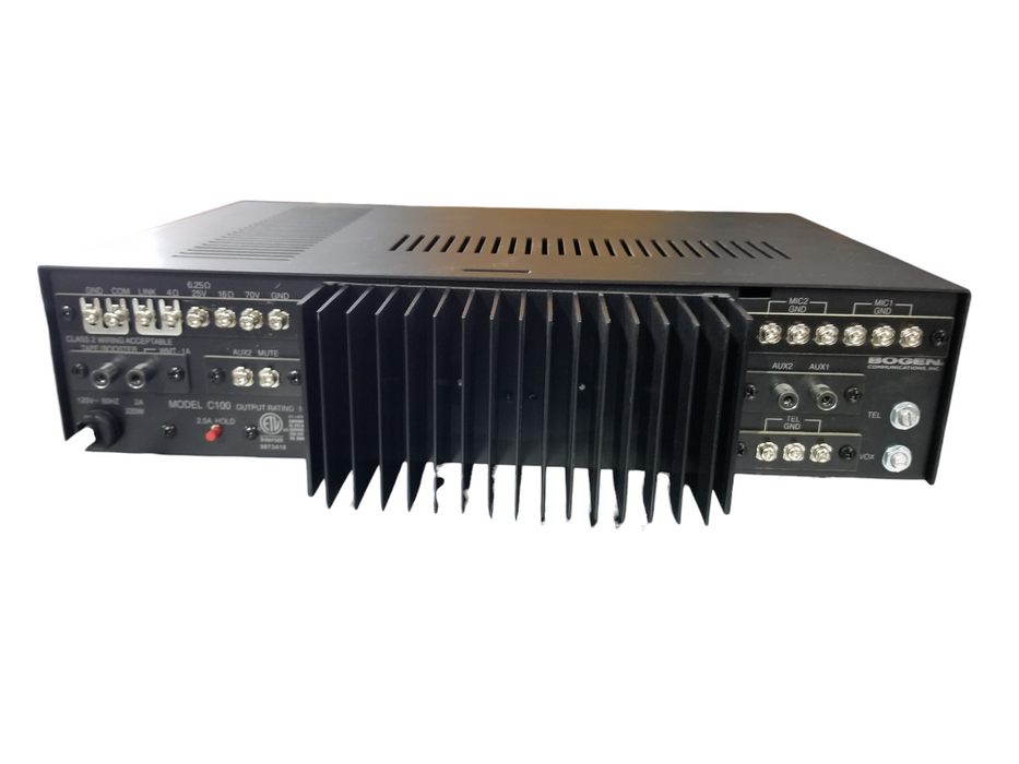 Bogen C100 Classic Series Mixer Amplifier 100-Watt C-100 Q