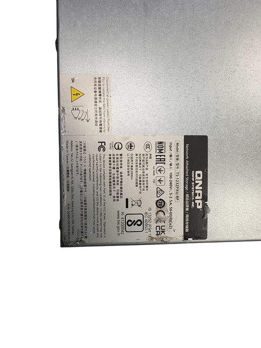 QNAP TS-1232PXU-RP 12x 3.5" SATA Bay 2U Rackmount Network Attached Storage READ $