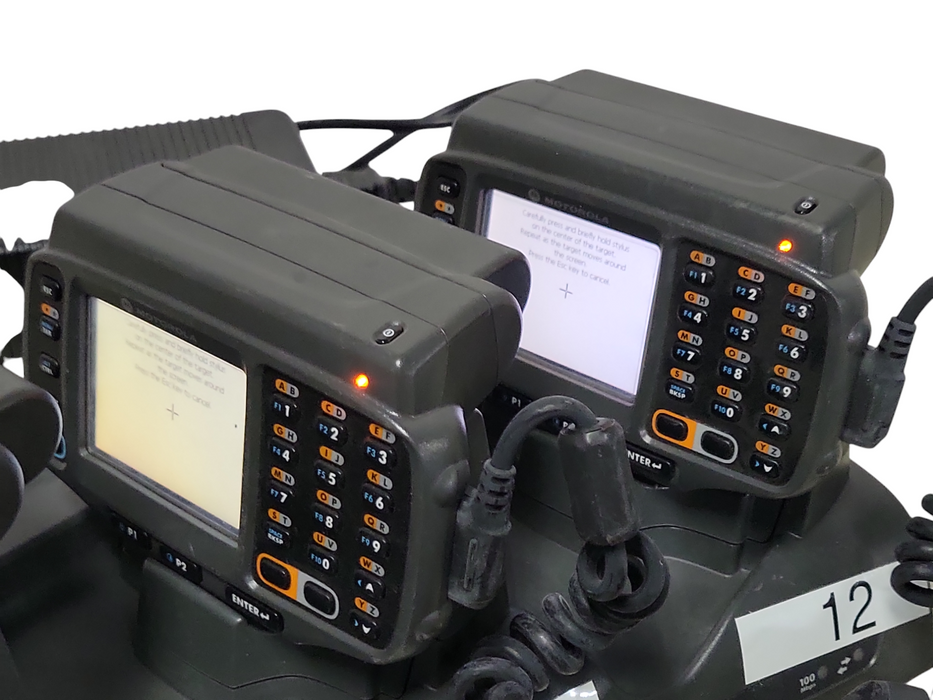 Lot of 8x Motorola WT4090-WA0PC6GA2WR w/ 7x ring scanners and charger, READ _