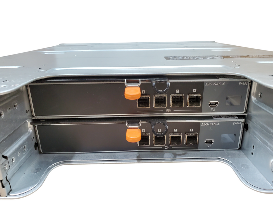 Dell PowerVault Storage MD1400 w/ 2x 12G-SAS-4 Controller, 2x PSU