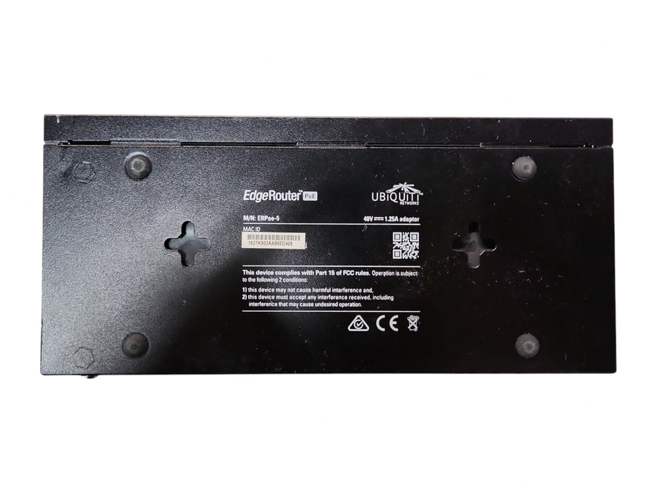 Ubiquiti ERPoe-5 EdgeRouter PoE Router, Factory Reset