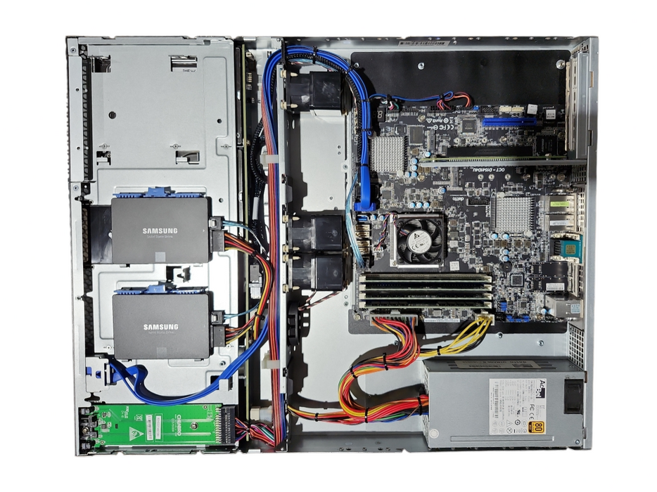 Datto S3P10000 1U, Xeon D-1541 2.10GHz, 48GB DDR4, 2x250GB SSD, 2x 1TB HDDs