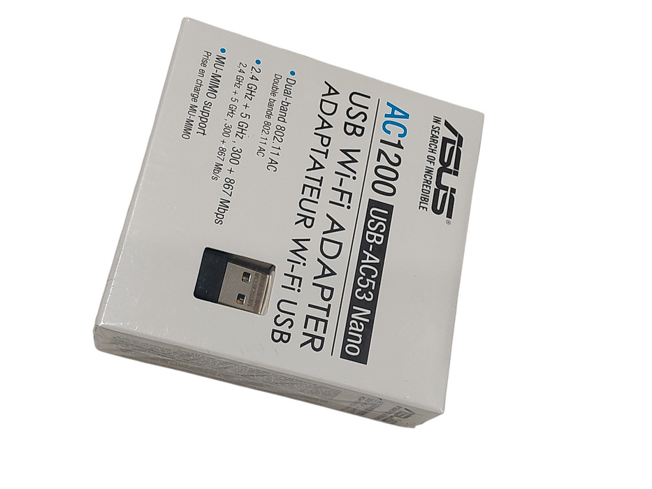 ASUS AC1200 USB-AC53 Nano USB WiFi Adapter  =