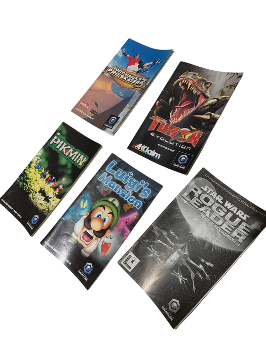 Bundle of 12 Nintendo 64 & 5 Gamecube Manauls Instruction Booklets  =