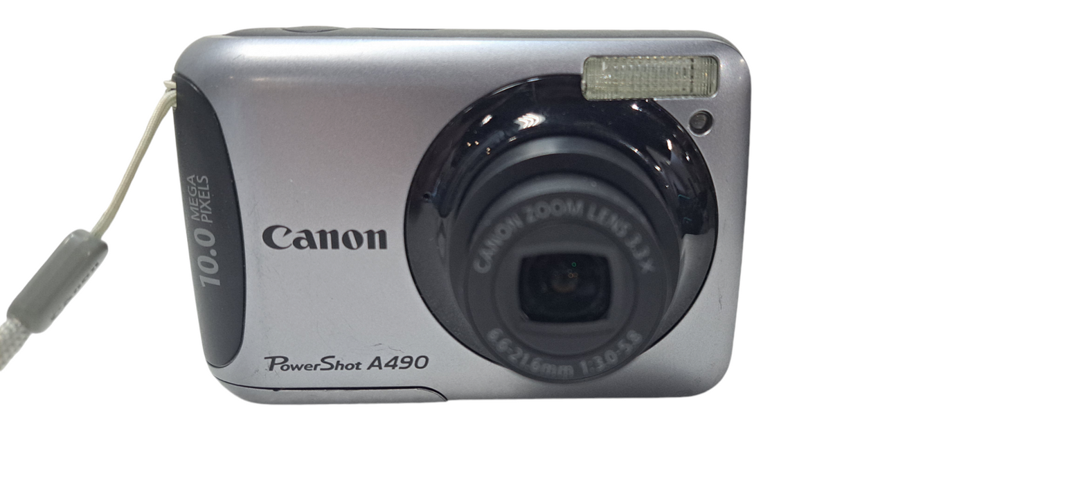 Canon PowerShot A490 10.0MP Digital Camera Q