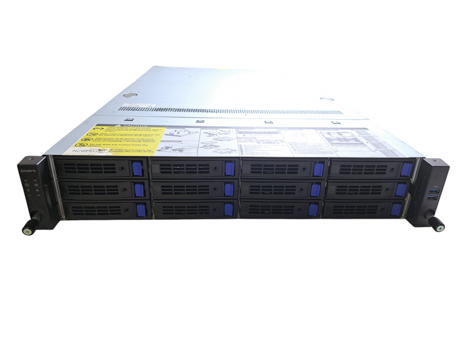 Gigabyte R282-Z93 12X3.5" Barebones Server 2x 2000W | Supports EPYC & NVMe Q)