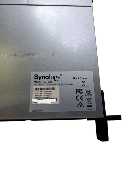 Synology RackStation RS2416RP+ | 12-Bay NAS w/ 2x PSU 4x LAN *READ*