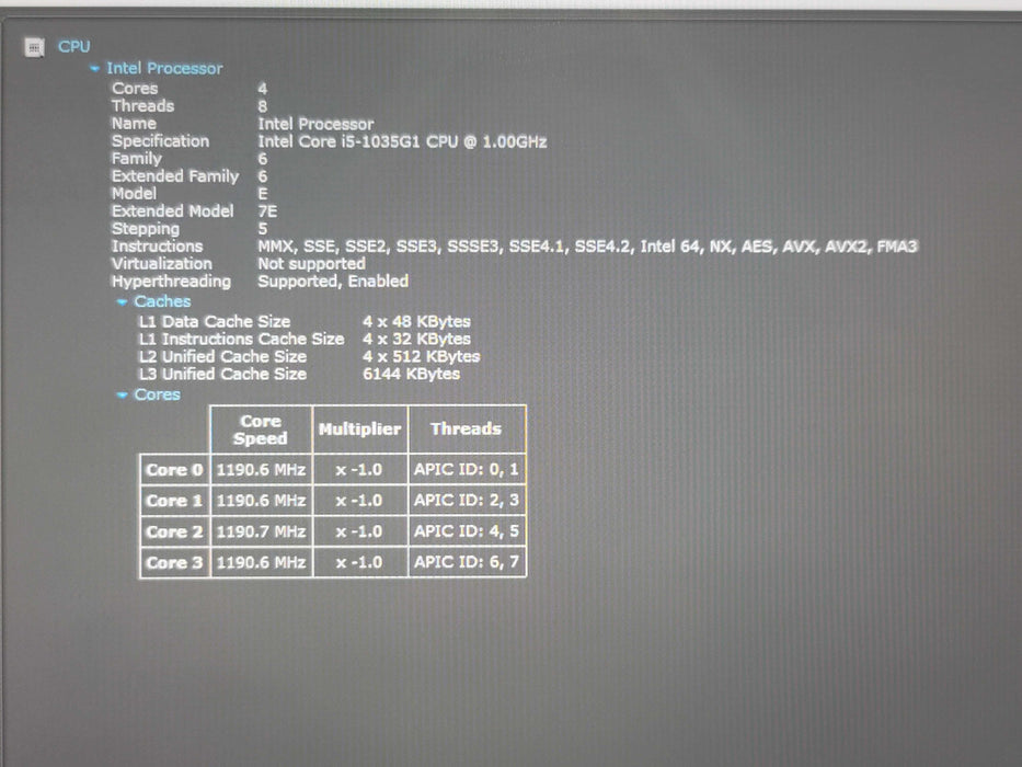 Dell XPS 13 9300 i5-10310U 8GB RAM 256GB SSD FOR PARTS/REPAIR  β Lap200