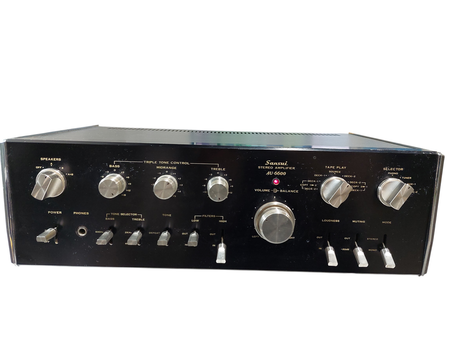Vintage Sensui Stereo Integrated Amplifier Model: AU-6600 =