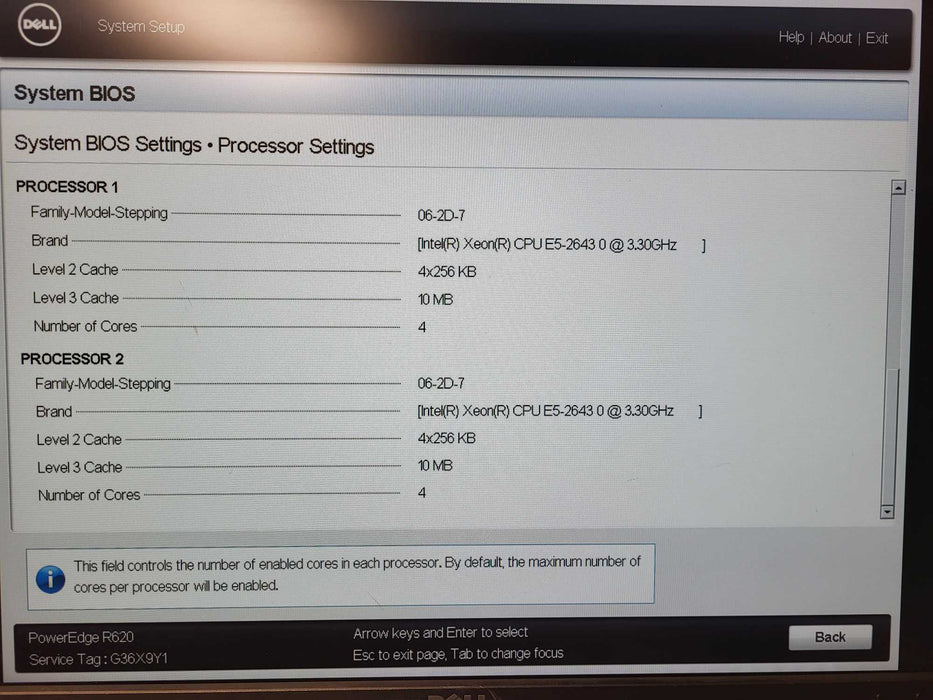 Dell PE R620 1U 2x Xeon E5-2643 0 @ 2.50GHz 32GB DDR3 H710 Mini 2x PSU 2.5" $