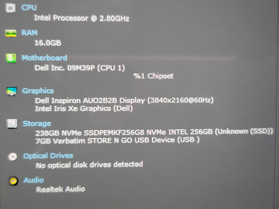Dell Inspiron 7306 2-in-1 i7-1165G7 16GB RAM 256GB SSD READ  β Lap200