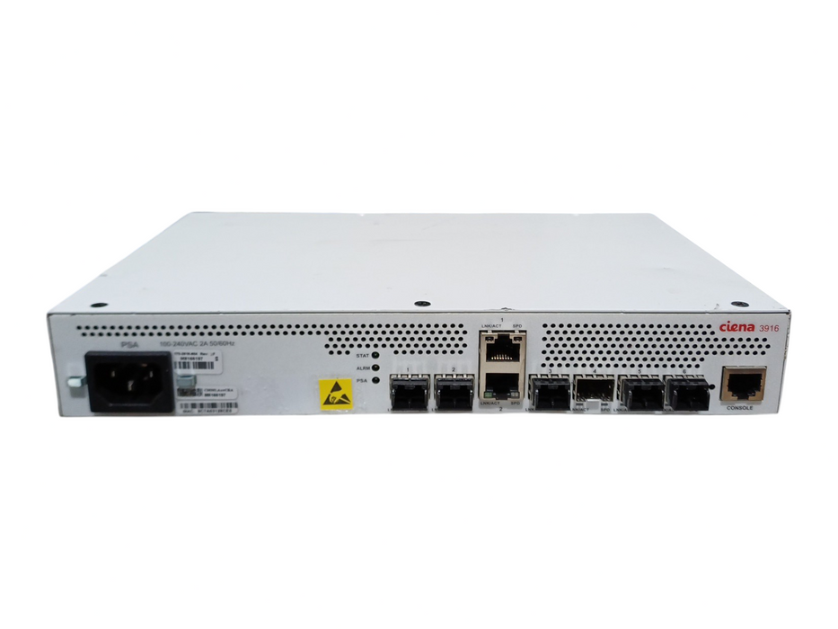 Ciena 3916 Series Service Delivery Switch 170-3916-904, Factory Reset
