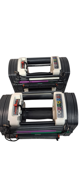 Pair Of Powerblock Sport 9.0 Model 50LB Bumbbles