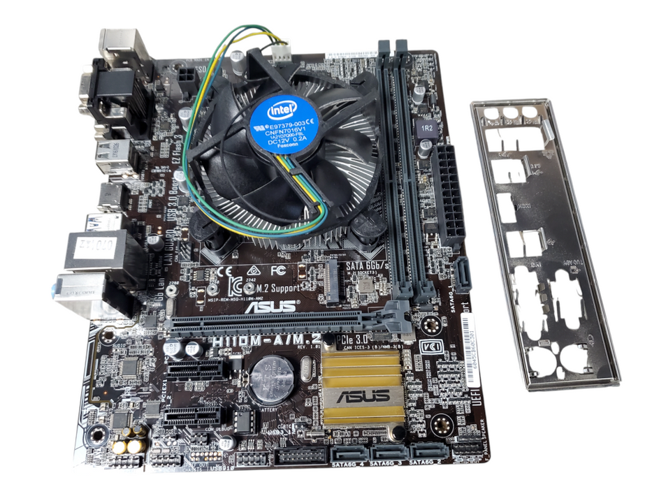 ASUS H110M-A/M.2 INTEL LGA 1151 DDR4 W/ I7-7700 3.60GHZ NO RAM NO HDD