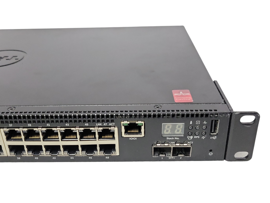 Dell N2048 48-Port Gigabit 2-Port 10Gb SFP+ Managed Network Switch Q_