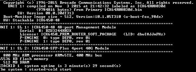 Brocade ICX6450-48 ICX 6450-48 Ethernet Switch, 48-Port Gigabit, 4-Port SFP+ !