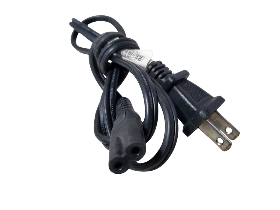 2 Prong Power Cord 3-5FT C7 2-Slot Cable For PS5 PS4 XBOX TV printer