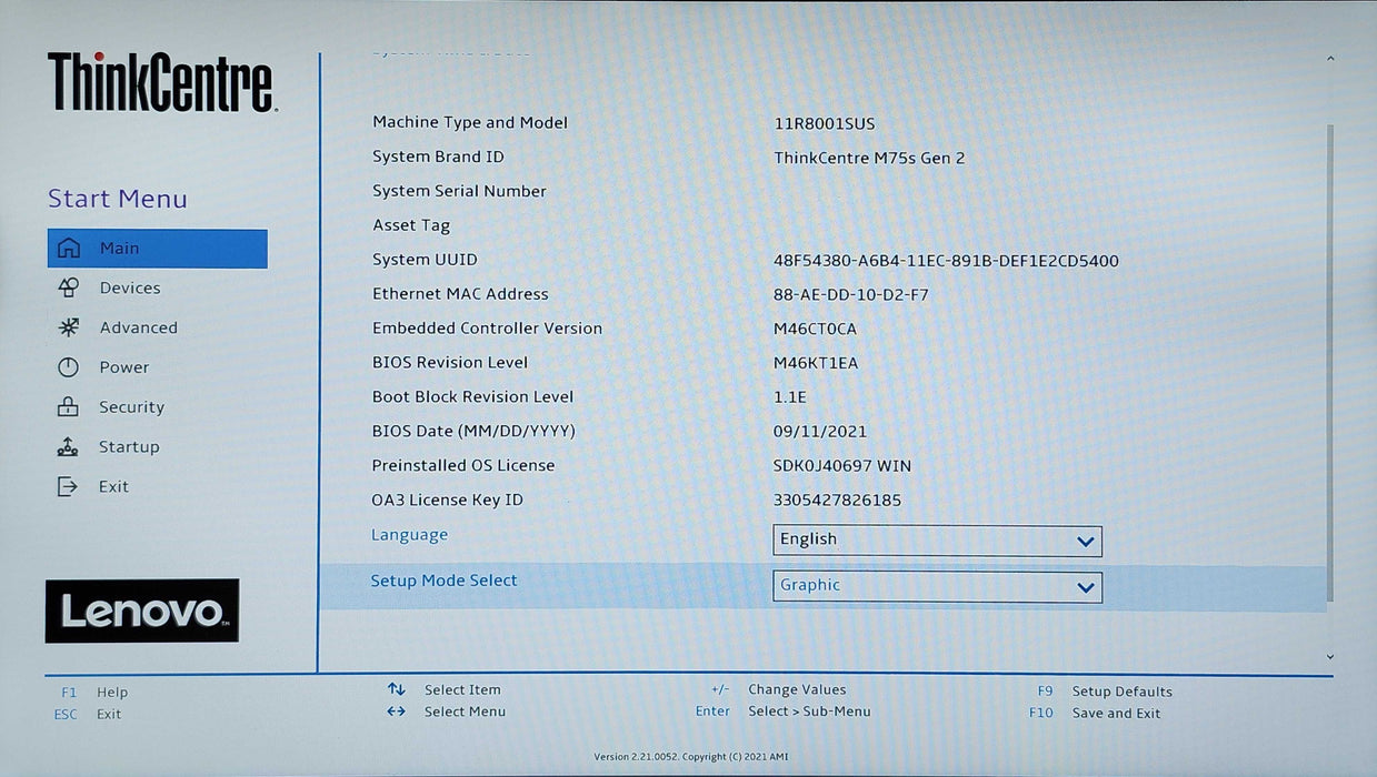 Lenovo ThinkCentre M75s Gen2, Ryzen 5 PRO 5650G, 16GB DDR4, 256GB NVMe