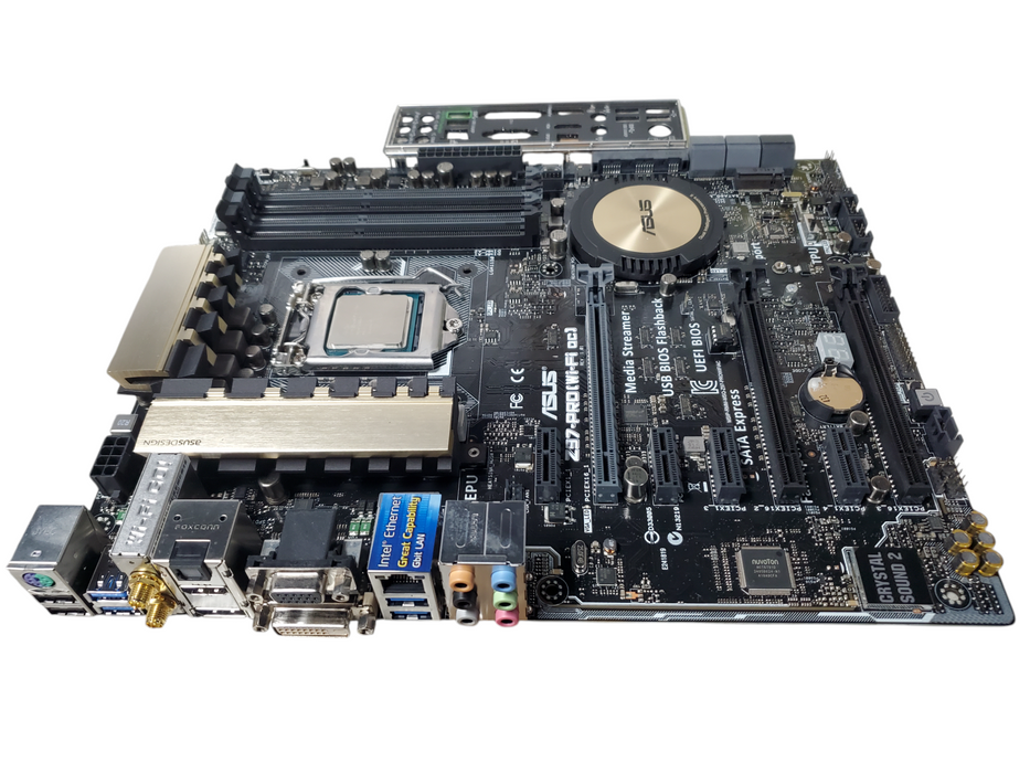ASUS Z97-PRO (WIFI AC)MB Intel Z97 With i5-4770 3.5GHz CPU LGA 1150 NO RAM