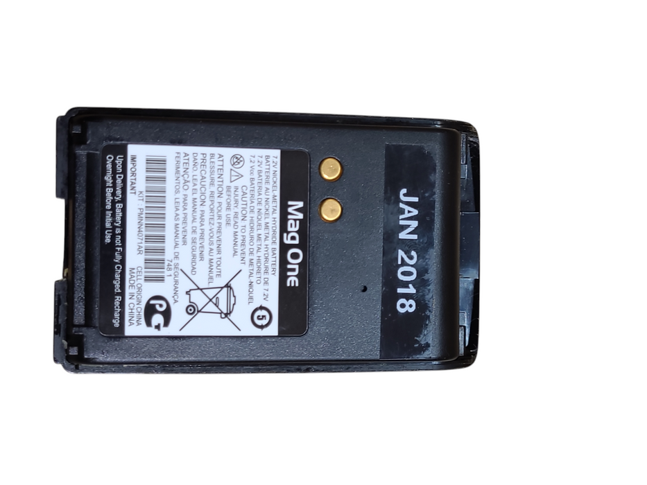Lot 2x MOTOROLA MAG ONE 8CH 4W 450-470MHZ UHF TWO WAY RADIOS AAH84RCS8AA1AN