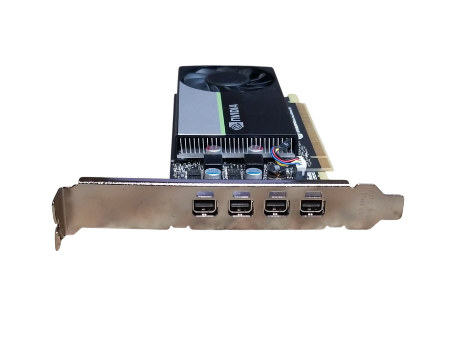 Nvidia Quadro T1000 4GB GDDR6 Graphics Card - 4xMini DP Full Bracket
