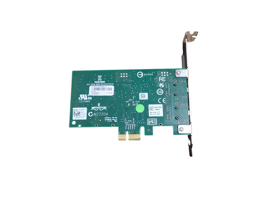Dell 0FCGN Broadcom 5720 Dual-Port 1 Gbps Profile Network Card