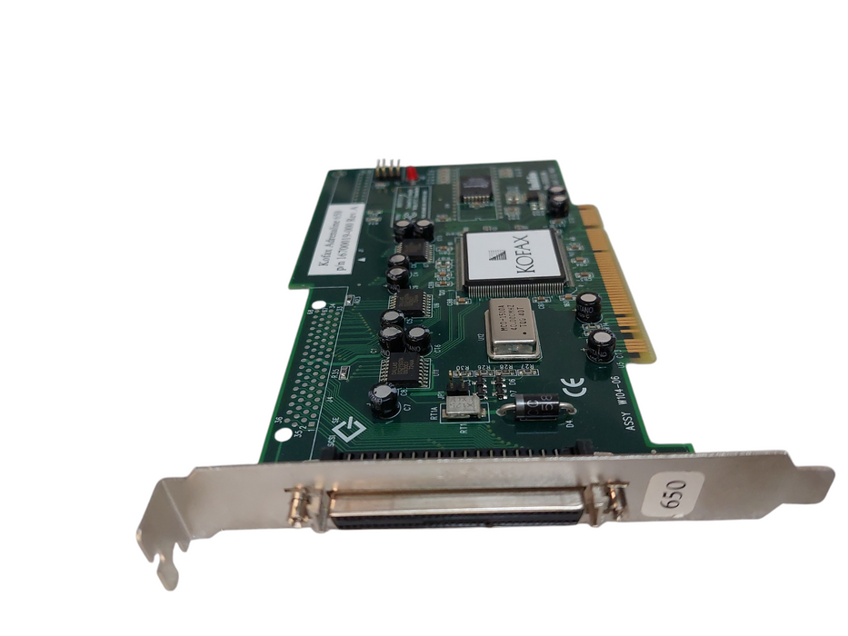 Kofax Adrenaline 650 PCI SCSI Controller Card INI-9100UW 16700025-000 Rev A =