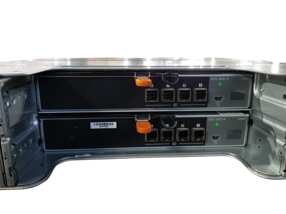 Dell PowerVault Storage MD1400 w/ 2x 12G-SAS-4 EMM Controllers 2x 600W PSUs