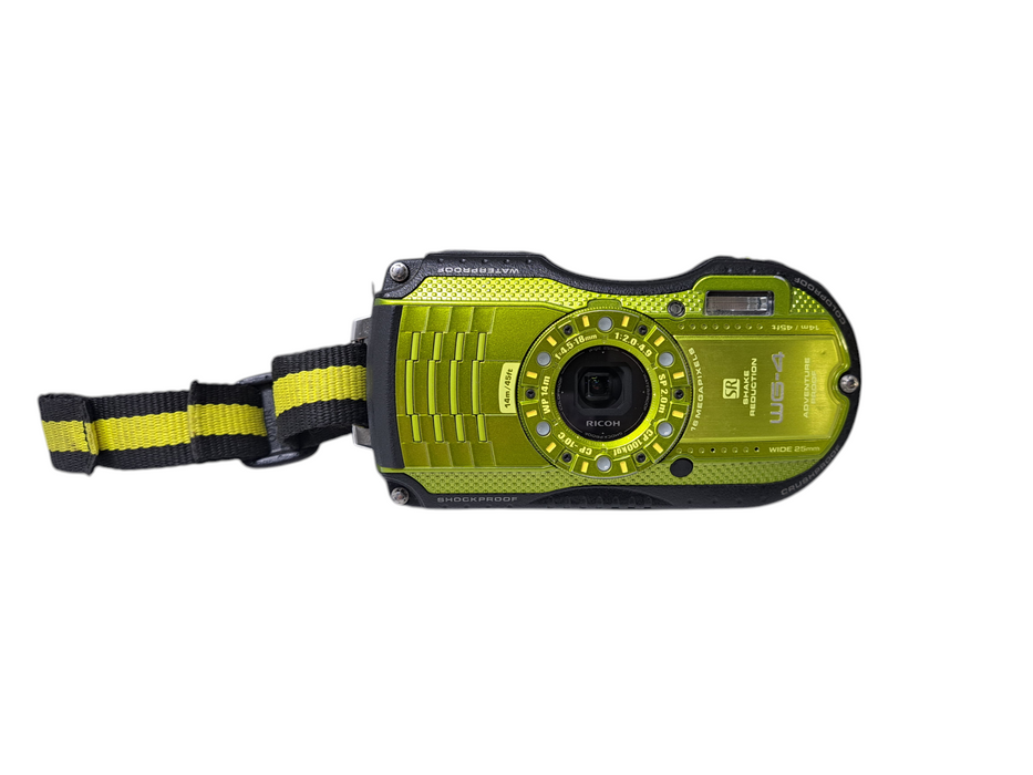 RICOH WG-4 | 16.0 MP Rugged Waterproof Action Camera | Green *READ* Q