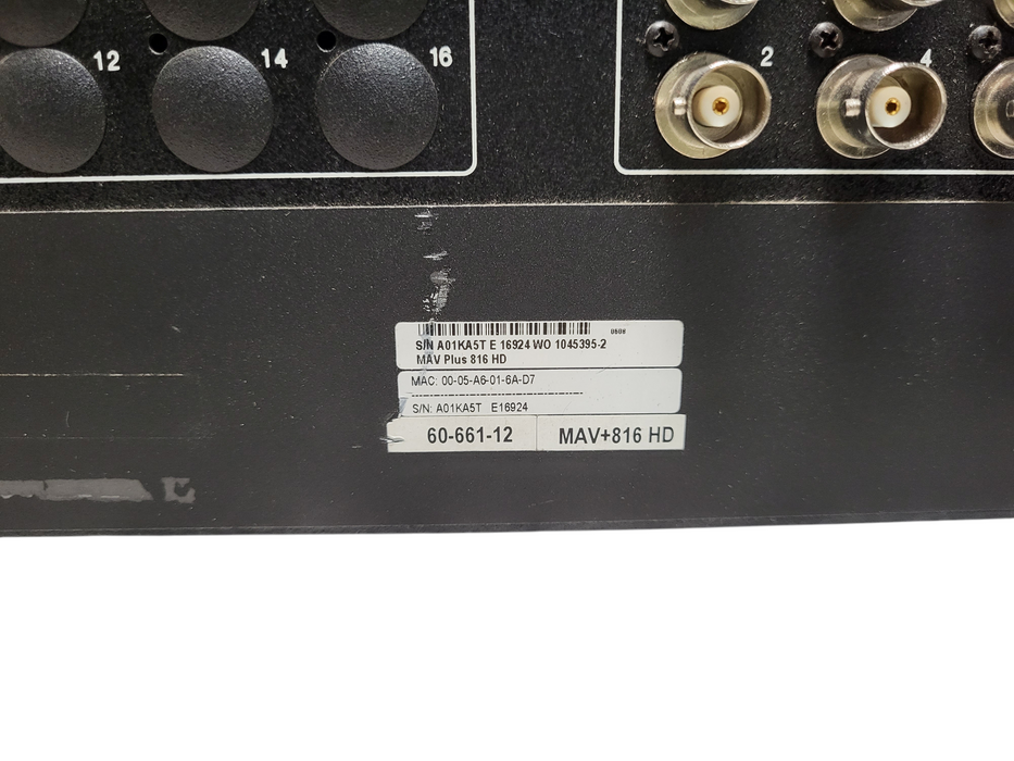 Extron MAV Plus 816 HD 8x16 Matrix Switchers for Component Video and Stereo $