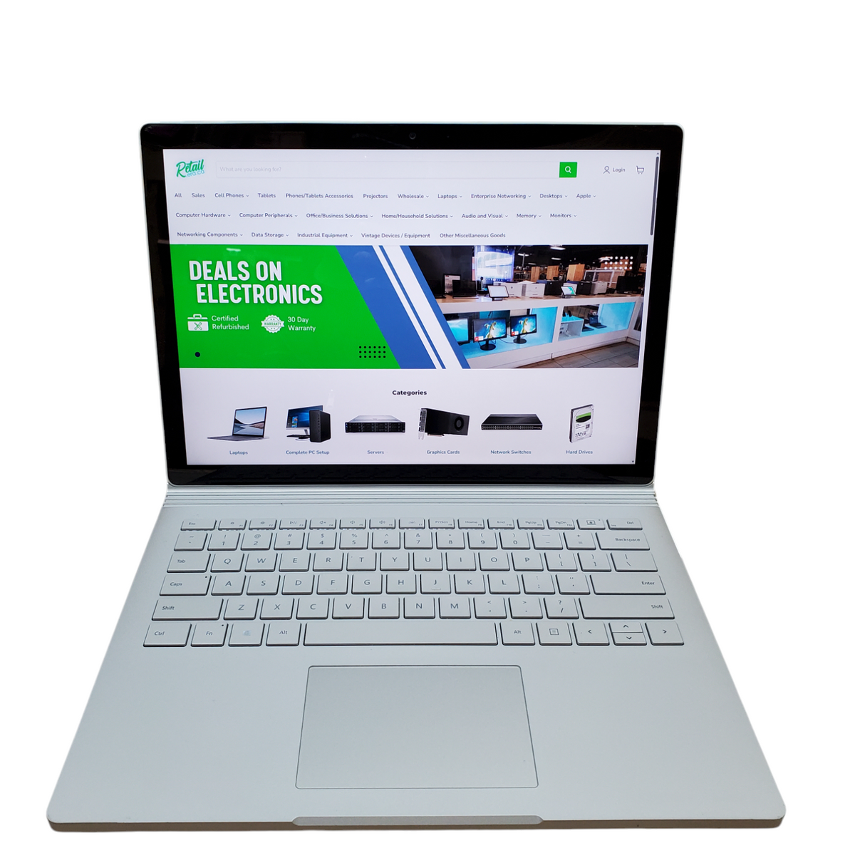 Microsoft Surface Book 2 - Core i7-8650U 8GB DDR4 GTX 1050 256GB