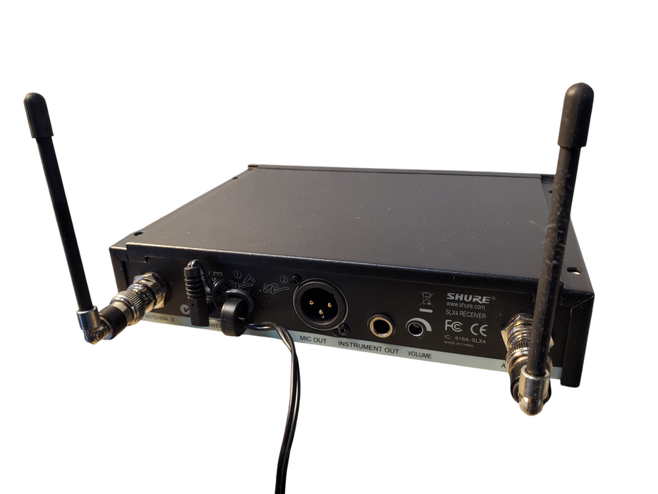 SHURE SLX4 Receiver Shure SM58 SLX2 Wireless Handheld Microphone