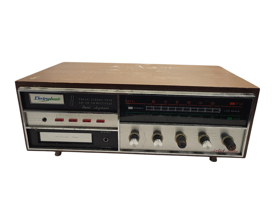 Vintage Electrophonic Receiver 8 track player T 255 READ $