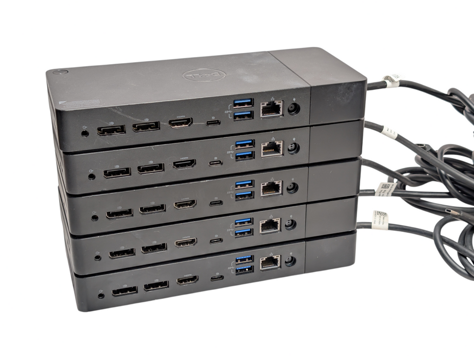 Lot of 5x DELL WD19 Universal USB-C Docking Stations K20A Q