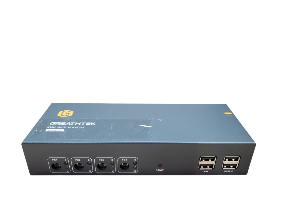 Lot 13x Greathtek KVM Switch 4 Port 4K@6OHz *READ*